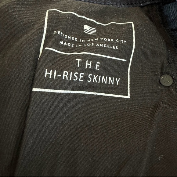 AYR Women's The Hi-Rise Skinny Dark Blue Jeans Size 26x26 - Picture 6 of 11